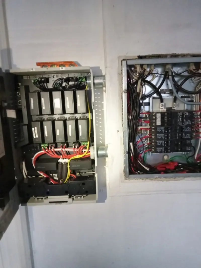 Electrical panel upgrade completed for Carbon Monoxide Detector Installation in Mitchell